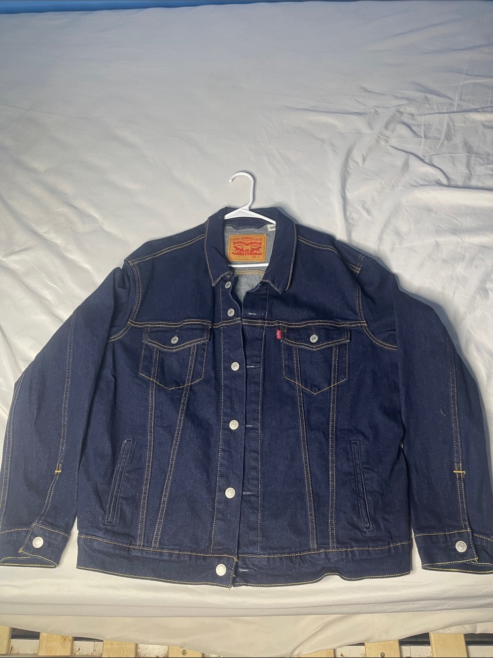 Levi's Men’s Navy Blue Denim Trucker Jacket